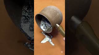 Melting Metal Into Tiny Toys 🔥                  |#shors #youTubeShorts