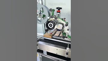 Paper box labeling machine #machine #scheringbottlefillingmachine #labelingequipment #factory