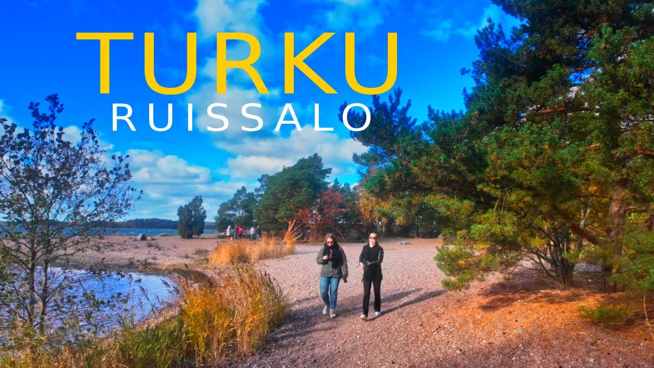 Walking Finland: Ruissalo Island of Turku, October 2025 [4K] #slowtv