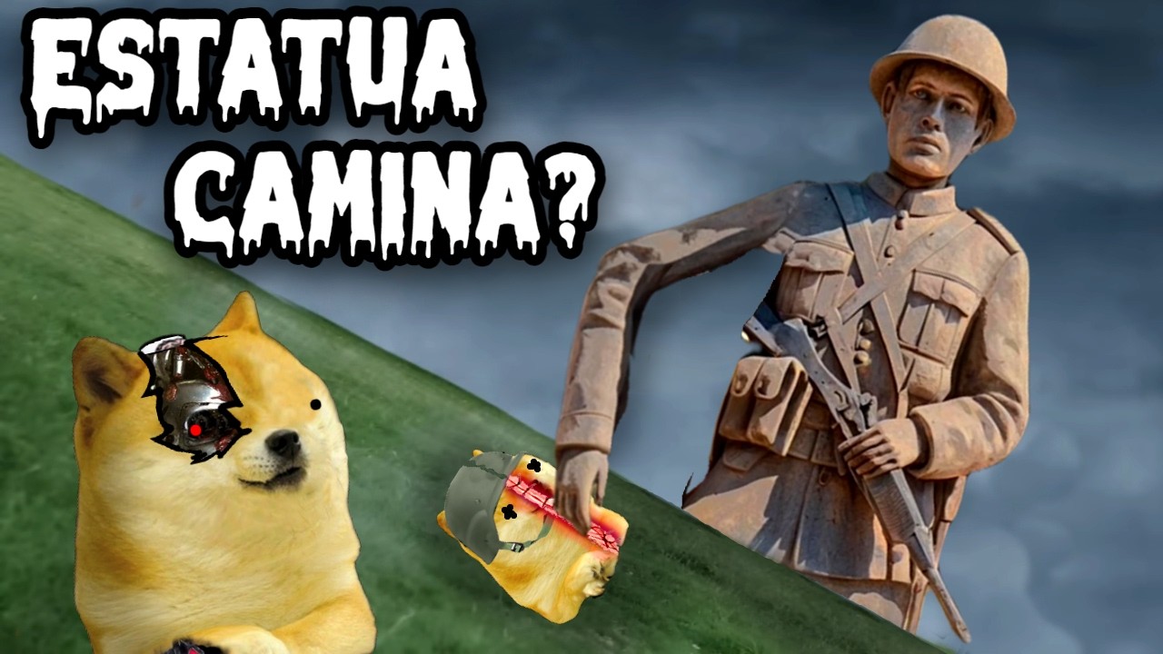 LA ESTATUA DEL SOLDADO QUE CAMINA, NO LA MIRES O TE SEGUIRÁ - Hilos con cheems
