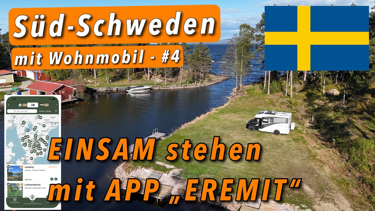 Süd–Schweden mit dem Wohnmobil (Teil 4/7) - Traum-Stellplätze mit „Eremit“, ein Schloss & Tiveden