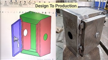 Solidworks Tutorial | Sheet Metal Box Design In Solidworks