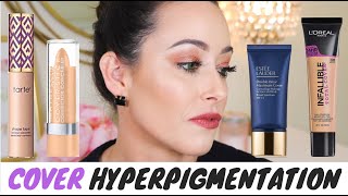 THE BEST MAKEUP TO COVER HYPERPIGMENTATION, MELASMA, DARK SPOTS & SKIN IMPERFECTIONS My Updated Full Coverage Makeup Routine Cover Hyperpigmentation Melasma Dark Spots