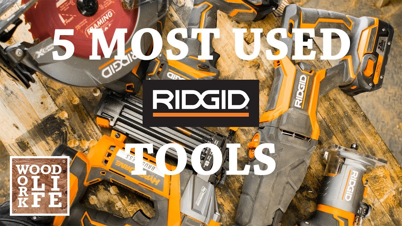 My 5 Favorite RIDGID Cordless Power Tools HUGE RIDGID unboxing followup