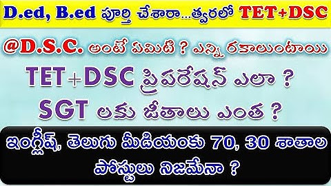 ap tet exam | ap tet notification | ap dsc exam | ap dsc notification | ap tet 2021 | ap dsc 2021