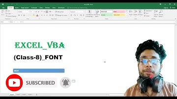 Excel VBA - Font | Change Font Style Using VBA Code
