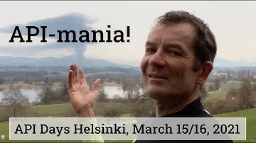 Upcoming Events: API-mania at API Days Helsinki 2021!