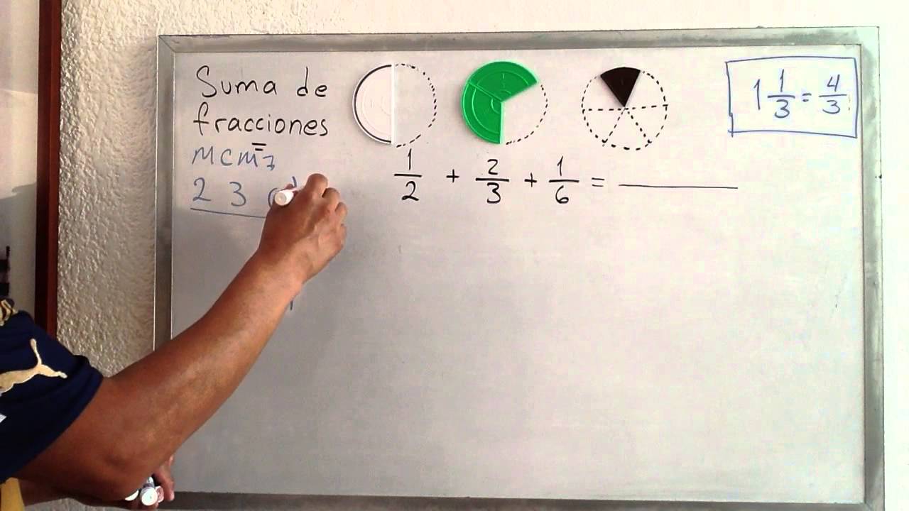Suma De Fracciones Con Material Concreto