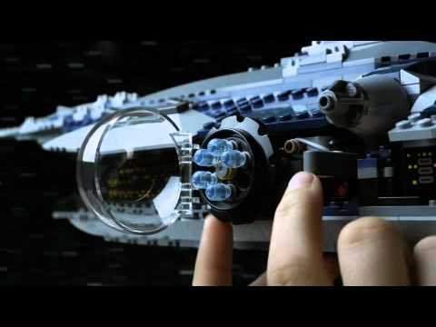 The Malevolence vs. Saesee Tiin's Jedi Starfighter - LEGO STAR WARS