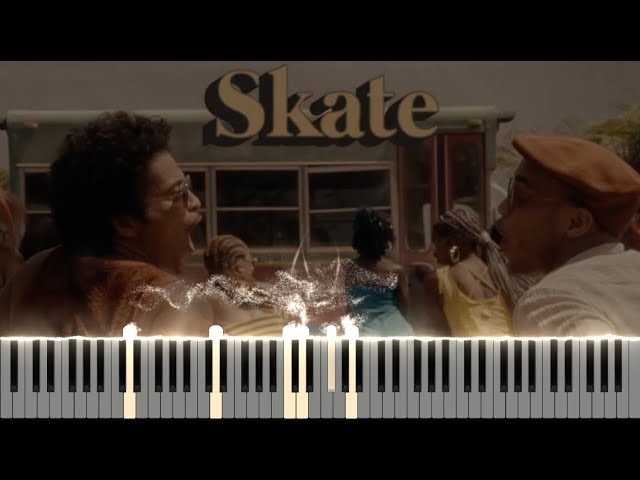 Bruno Mars, Anderson .Paak, Silk Sonic - Skate (Piano solo