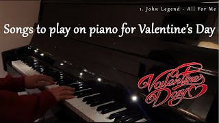 ❤️🎹Canzoni romantiche da suonare sul pianoforte per San Valentino🎹❤️
