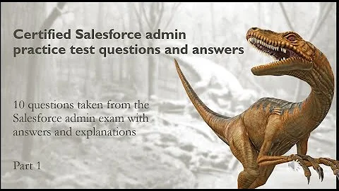 Salesforce admin exam practice questions and anwsers