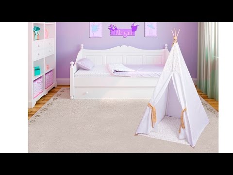 Fabric Teepee progress Vlog  - Sewing tutorial