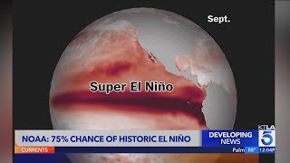 75% chance this year's El Niño could be strongest on record: NOAA