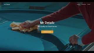 How to Create Complete Responsive Website Design Minimal HTML CSS3 Flexbox Car Detail