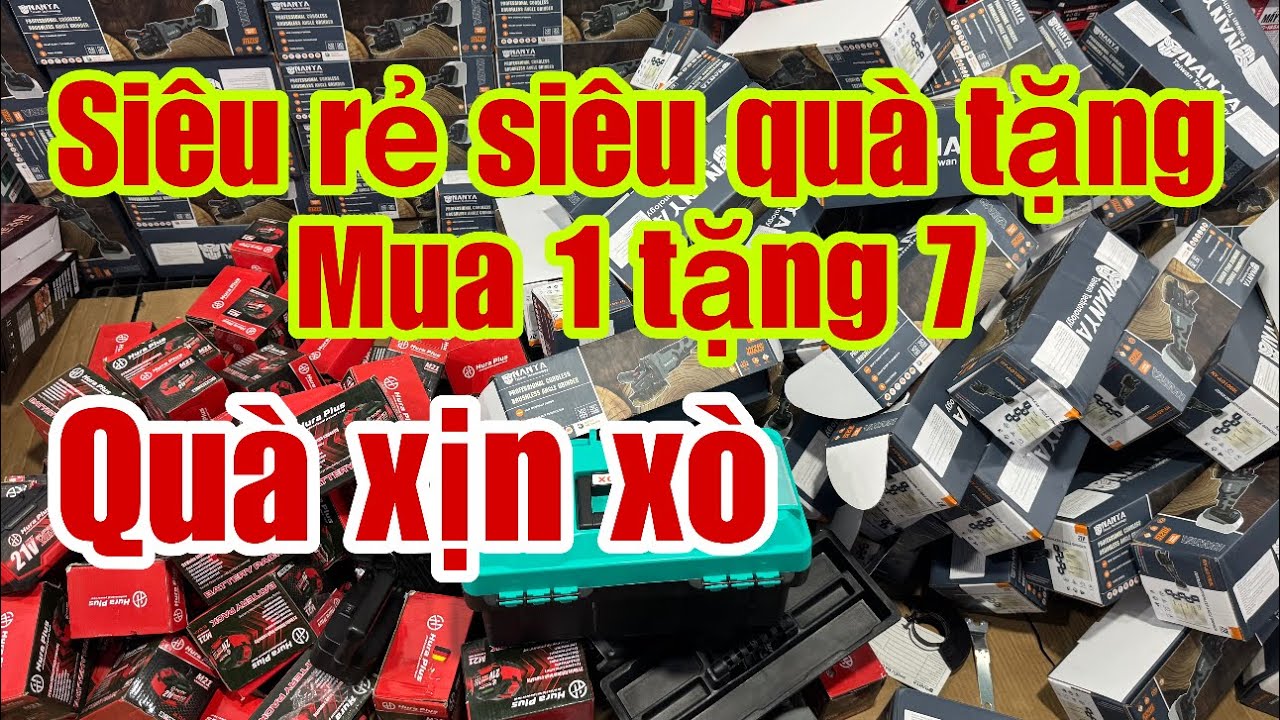 Siêu rẻ siêu quà tặng mua 1 tặng 7 món quà xịn xò quá / Thái Bảo 