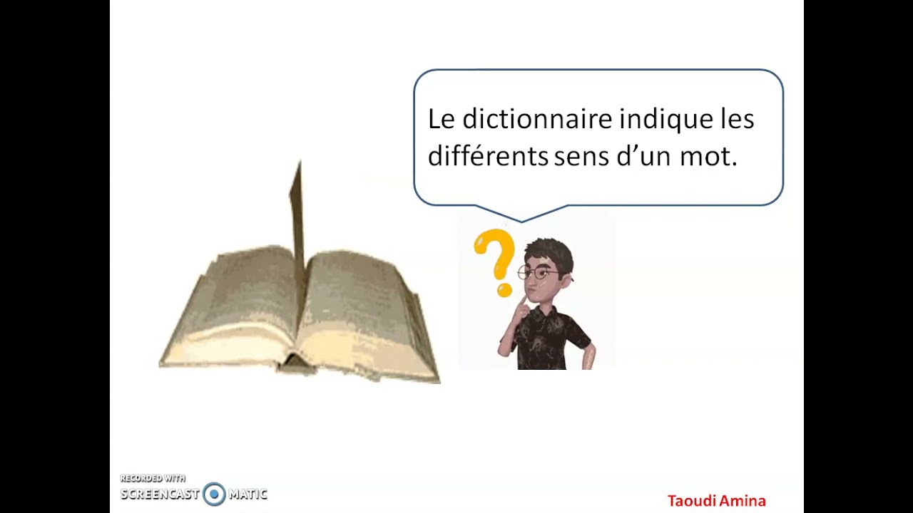 Les différents sens d'un mot_ La polysémie