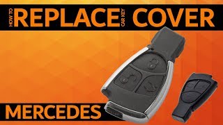 MERCEDES  How to replace car key cover