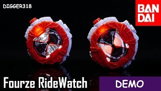 Kamen Rider Zi O DX Fourze Ridewatch DX Toy Demo 4K