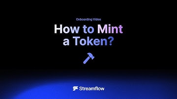 How to Mint Tokens using Streamflow?
