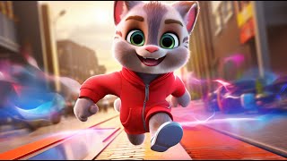 Talking Tom Hero Dash | Новый Герой: Хэнк Присоединяется К Тому И Анджеле. Сражаемся С Роем Ракуном!