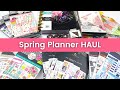 The Happy Planner HAUL Spring 2021 | 12 sticker books!