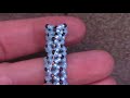 Learn the Basics of the Openwork Netted Rope Stitch - A Beading Tutorial by Aura Crystals