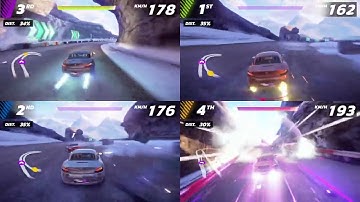 Asphalt Legends Unite Splitscreen Gameplay 4 Player PS4 PRO