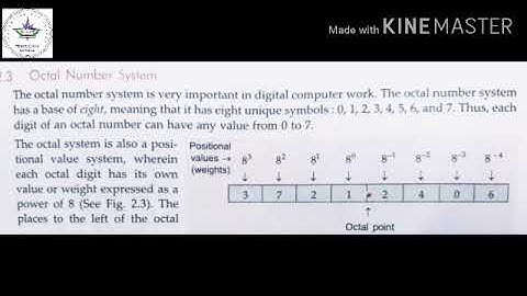 MLZS JHANSI CLASS 11 Computer Chapter 2 Number System Lecture 1
