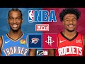 Oklahoma City Thunder vs Houston Rockets | NBA Live Scoreboard 2024 | Jimby Sports