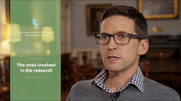 Learnings from the CITT project – Matthew Brander on: The ones involved in the research