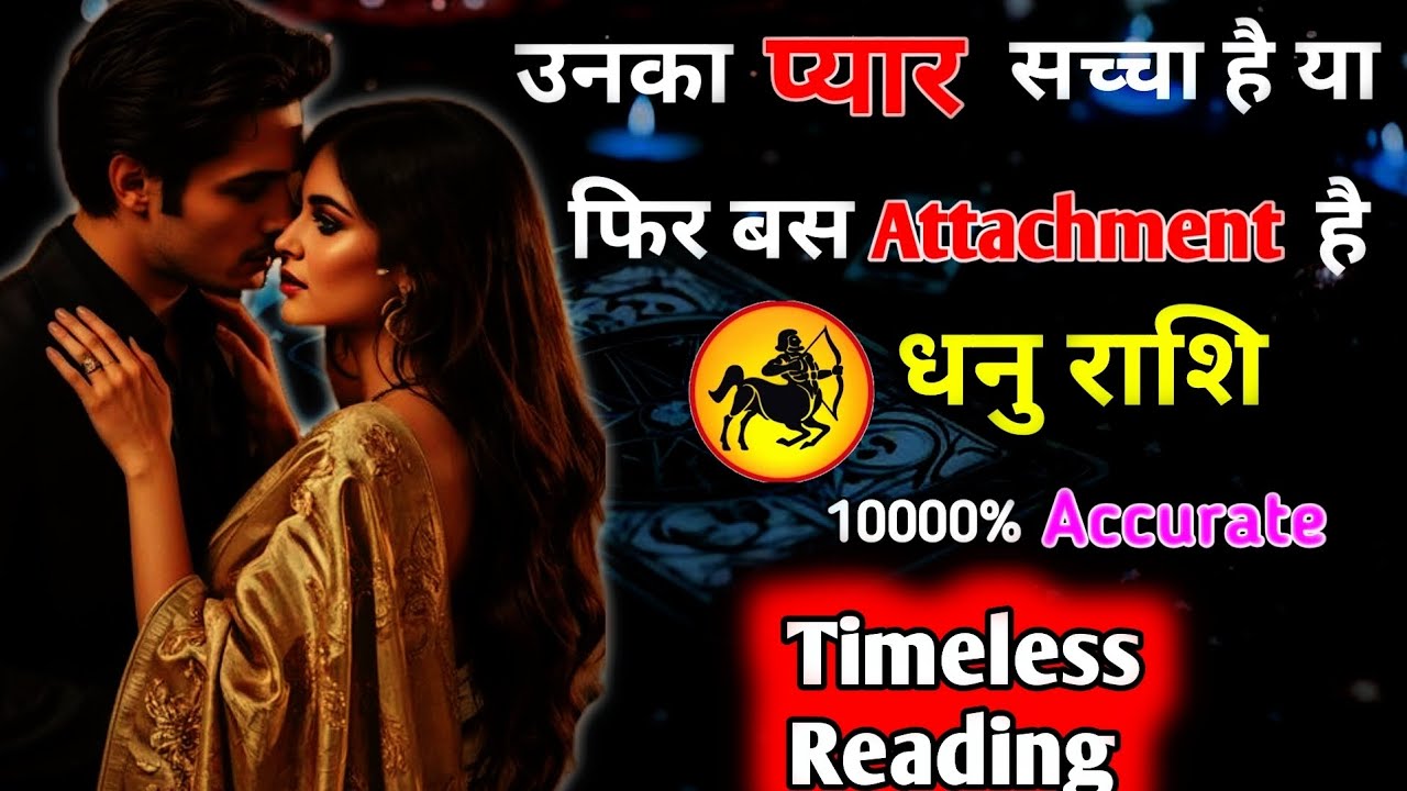 ♐ धनु • SAGITTARIUS ❤️ यह प्यार सच्चा है?” या फिर Attachment है 🌹 ? | Love Tarot Hindi | Timeless