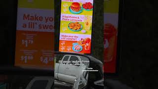 @popeyes  has Fried Pickles and Pickle Lemonade #popeyes #popeyeschicken #pickles #lemonade nade