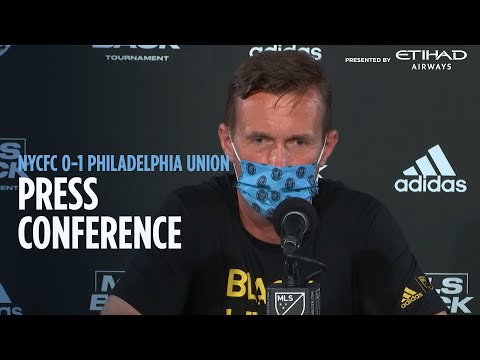 NYCFC vs. Philadelphia Union | 07.09.20 | PRESS CONFERENCE