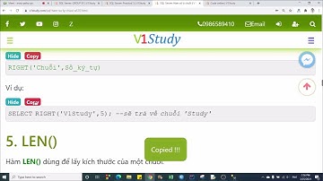 SQL Server: Các hàm xử lý chuỗi (str, substring, left, right, len, lower, upper, ltrim, rtrim, ...)