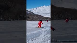 carving in the MyLer ski resort