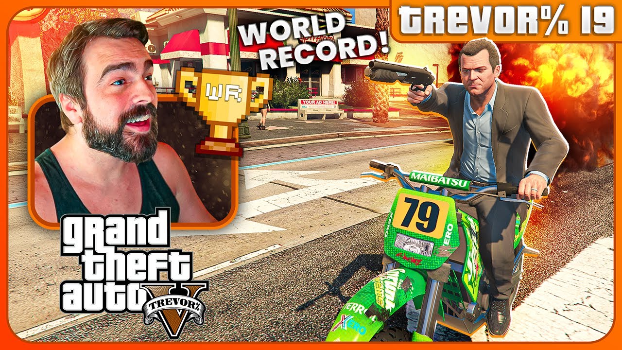 Blasting Past World Record! - Grand Theft Auto V Trevor% [Run 19] - (VOD) - DarkViperAU