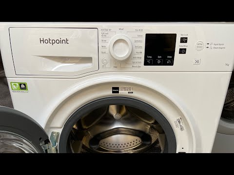 HOW TO install a Hotpoint washing machine NSWM742WUKN 2021.06.25