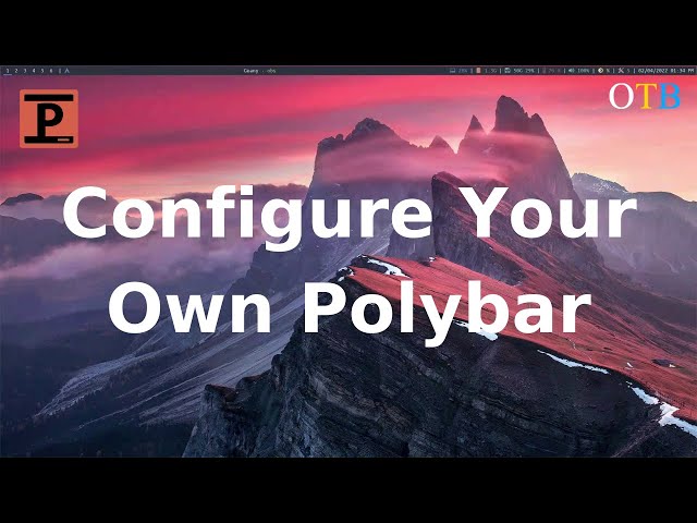 Polybar - Adding a Menu and a Minimization Module