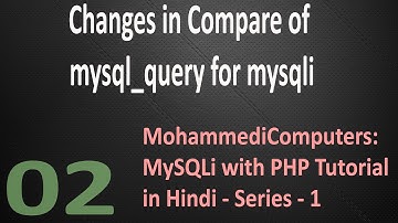 02 MySQLi PHP Tutorial - MySQLi Query Execute with PHP - Hindi