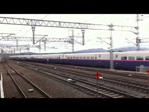 つばさ・やまびこ177号 E3系2000番台L70編成+E2系1000番台J75編成 福島駅到着
