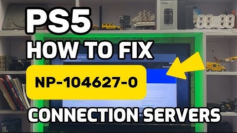 How To Fix PS5 NP-104627-0 Your PlayStation console lost connection to the server