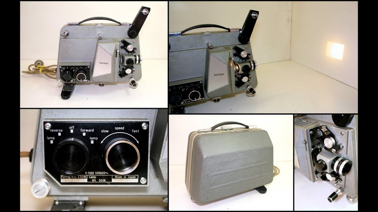Vintage 1960's RAYNOX R-500 TC Super 8 8mm Film Reel to Reel