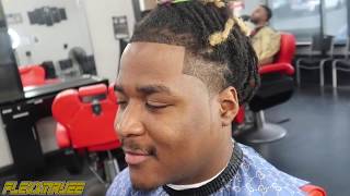 *MUST SEE* How To: Taper on Dreads with Line Up  | Tutorial | by Flexxinruee