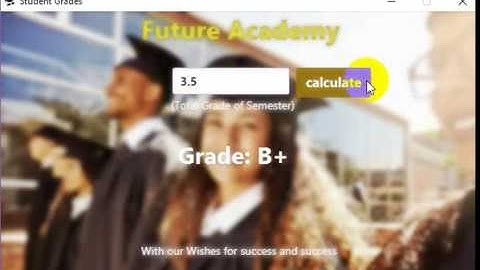 A program to know grades (JPA)  In collage JAVA FX