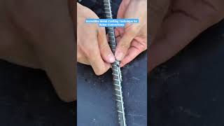Incredible Metal Crafting Technique for Rebar Connections