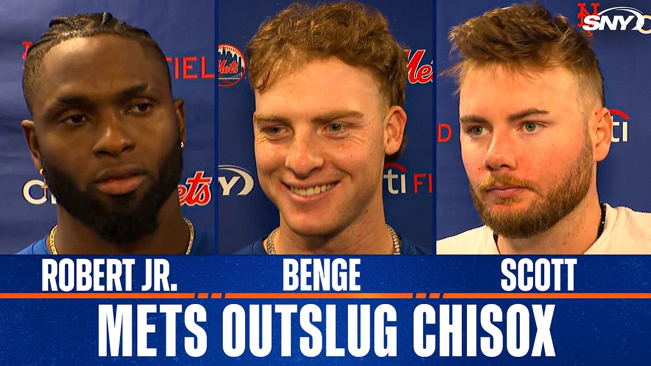 Andy Green, Carson Benge and Luis Robert Jr. comment on Mets power surge in win over the White Sox