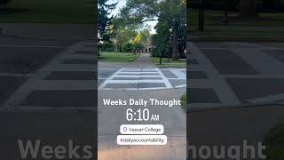 Weeks Daily Thought - Move More. #dailyvlog #walking
