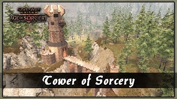HOW TO BUILD A TOWER OF SORCERY [SPEED BUILD] - CONAN EXILES