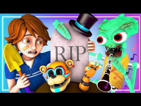 ГЛЭМРОК ФНАФ vs ГУБКА БОБ 4: ЖЕРТВА ФРЕДДИ ( анимация 3D )